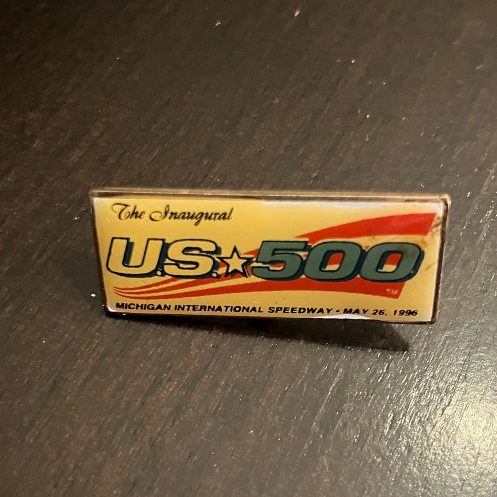 U.S. 500 Indycar CART series Inaugural Pin